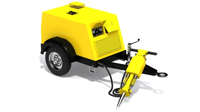 a compressor for a jackhammer expands