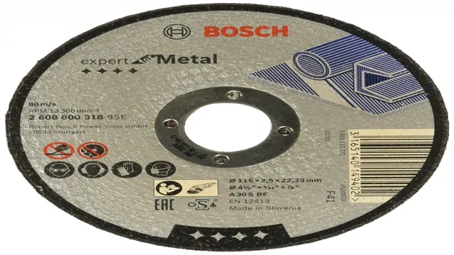 are angle grinder discs universal