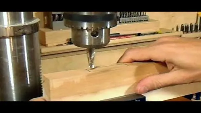 can a drill press use motise bits