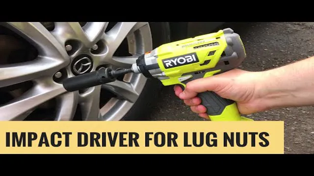 can a impact driver remove lug nuts