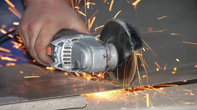 can an angle grinder cut steel