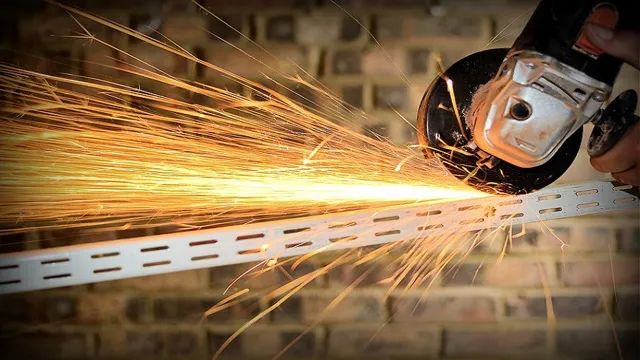 can an angle grinder cut steel