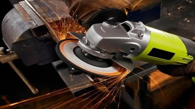 can angle grinder cut steel