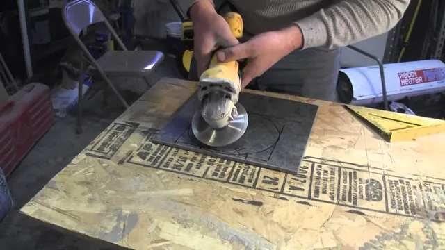 can i cut ceramic tile with an angle grinder