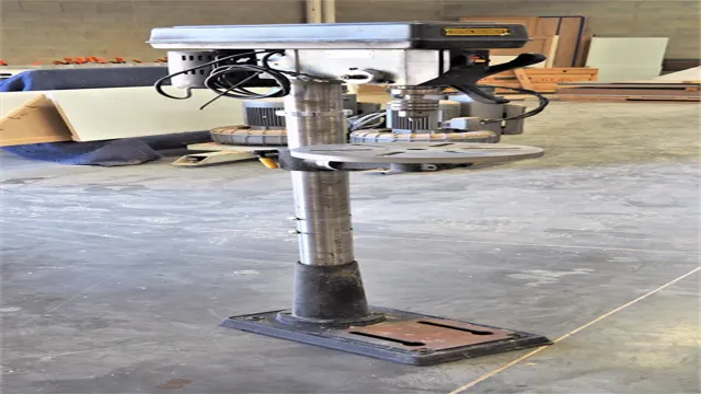 can i turn my central drill press on its side