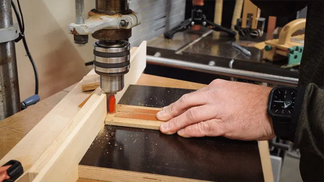 can i use a drill press like a router