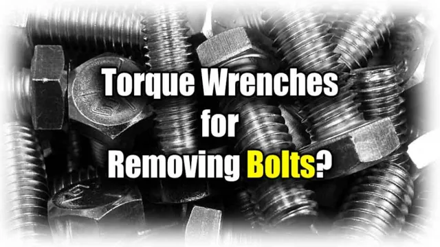 can i use a torque wrench to loosen lug nuts