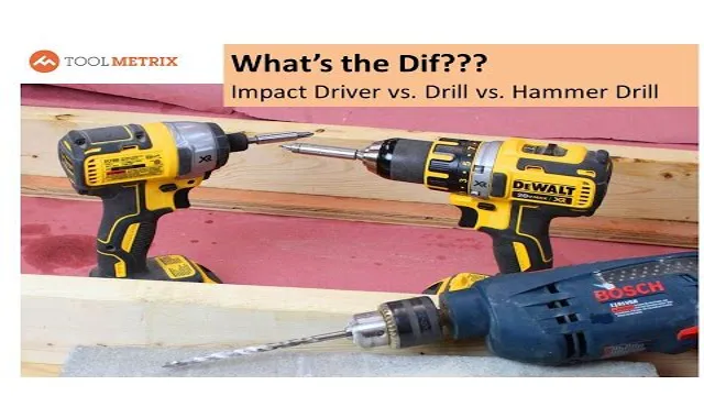 can i use an impact driver as a hammer drill