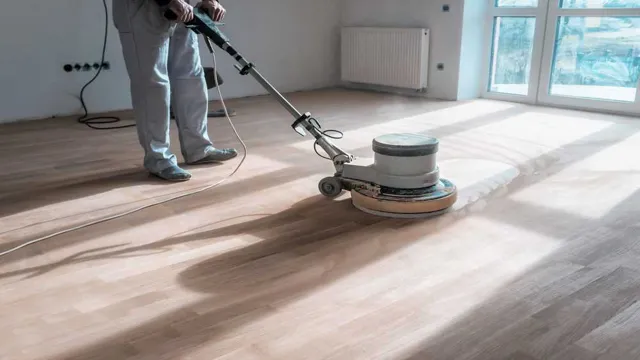 can i use an orbital sander on hardwood floors