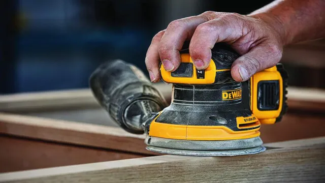 can i use an orbital sander on wood