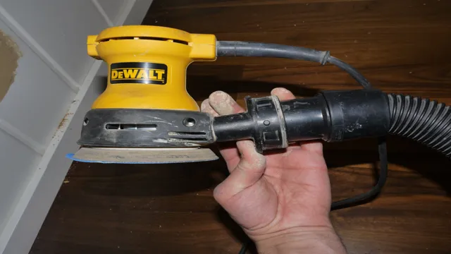 can i use an orbital sander to sand drywall