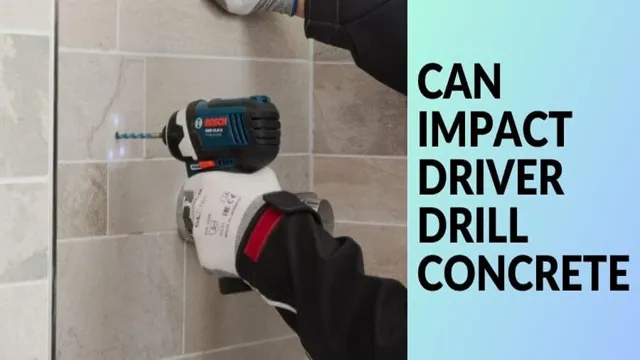 can impact driver be used for concrete