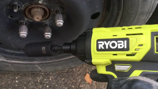 can ryobi impact driver remove lug nuts