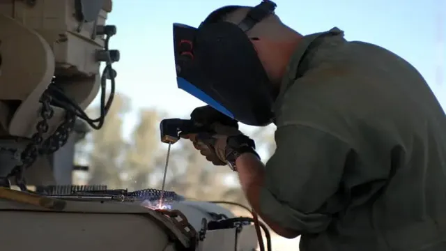 can t see through welding helmet