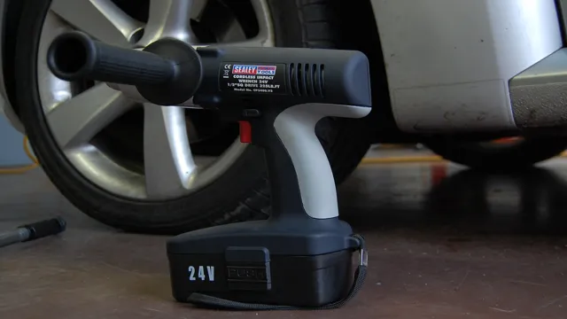 can you change a tire with a cordless impact driver