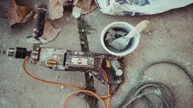 can you drill concrete without a hammer drill