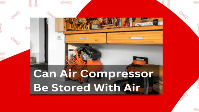 can you leave air in air compressor