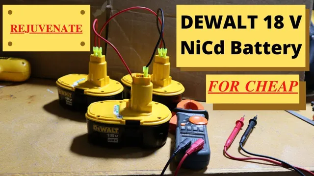 can you rejenuvate cordless drill battery