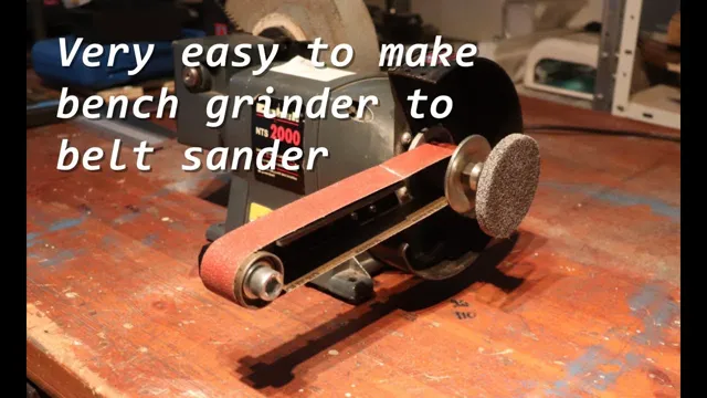 can you sand wood with a bench grinder