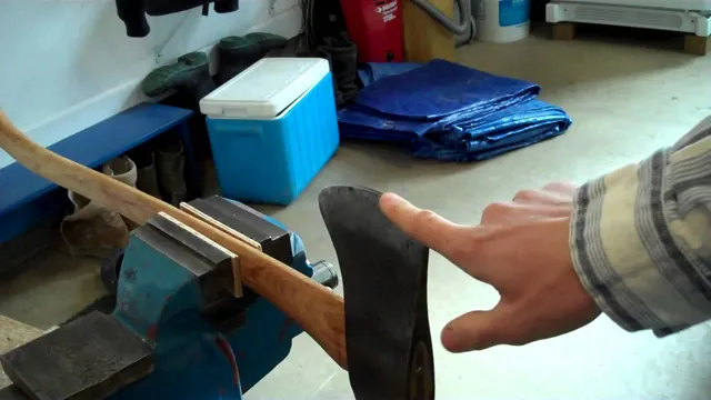 can you sharpen an axe with an angle grinder