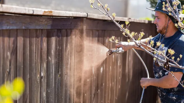 can you spray stain through a paint sprayer