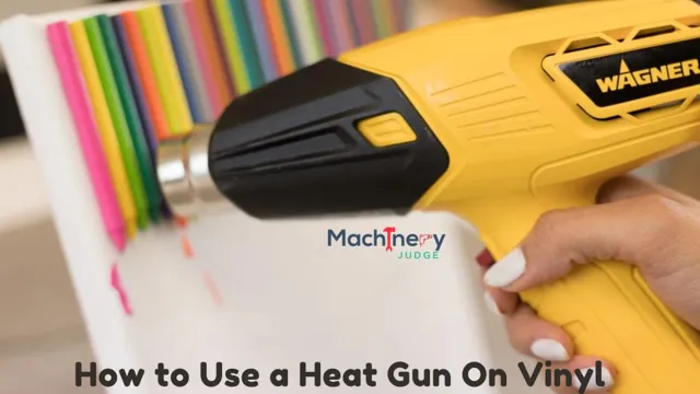 can you use a heat gun on permanent vinyl