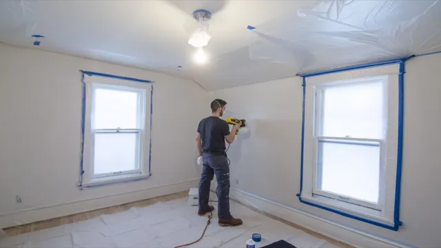 can you use a paint sprayer on ceilings