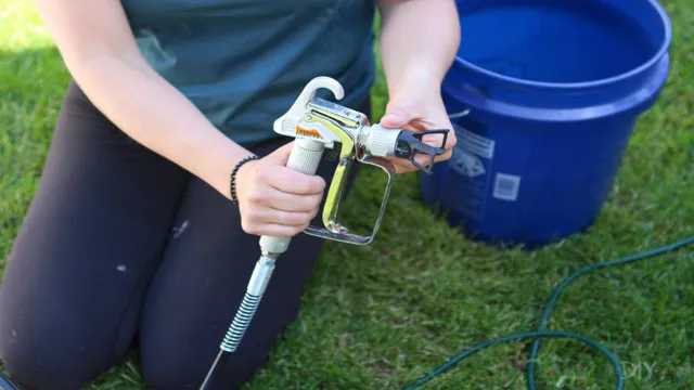 can you use a paint sprayer to apply stain