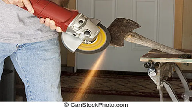 can you use an angle grinder to sharpen an