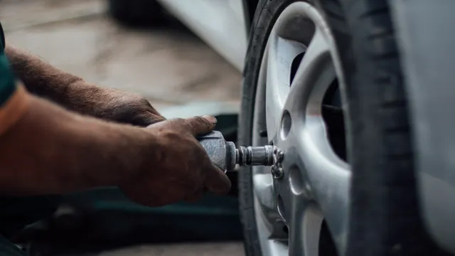 can you use an impact driver to change tires