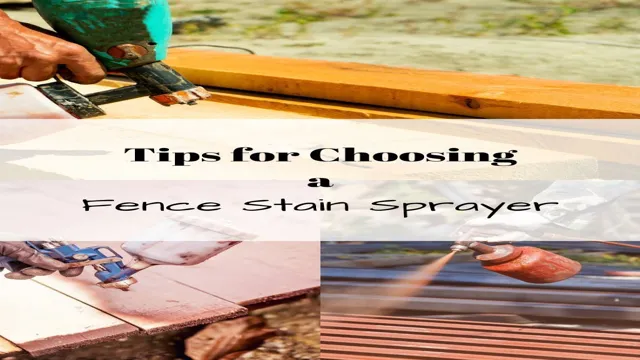 can you use fence stain in a paint sprayer