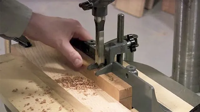 can you use mortise bit in a drill press