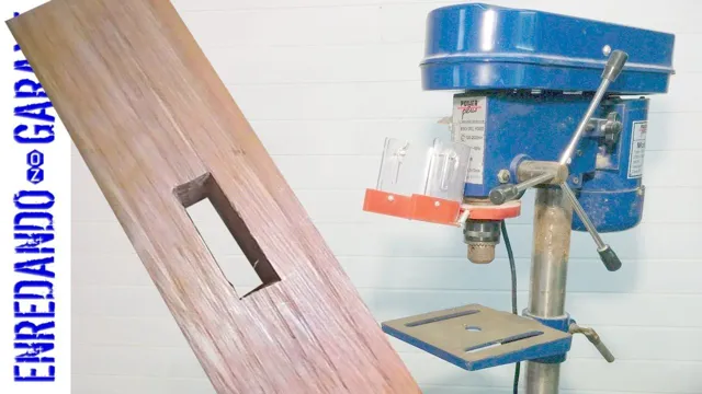 can you use mortise joiner on drill press