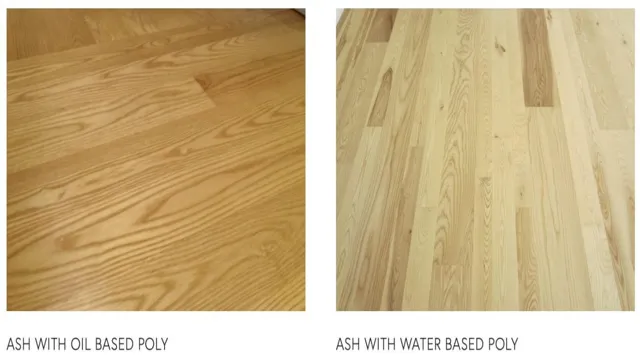 can you use oil based polyurethane over water based stain