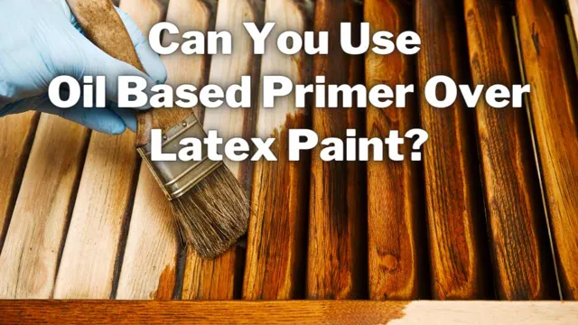 can you use oil based primer in a paint sprayer