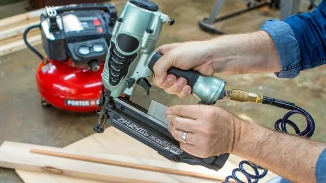 does a nail gun need an air compressor