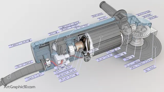 how an angle grinder works