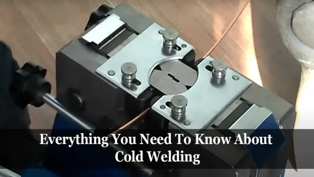 how cold welding machine works