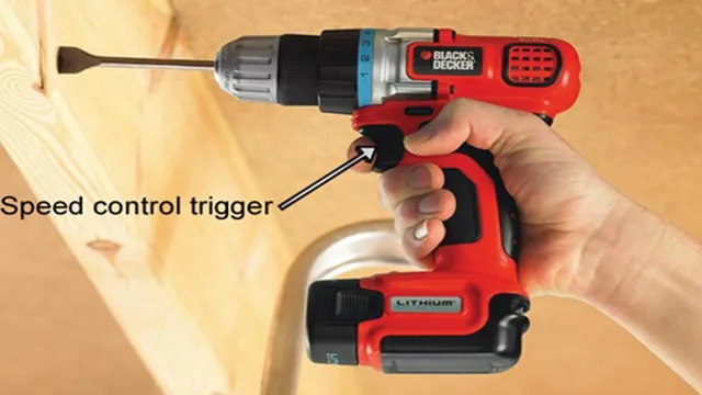 how does a cordless drill trigger work