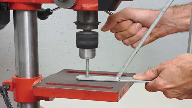 how does bench drill press work