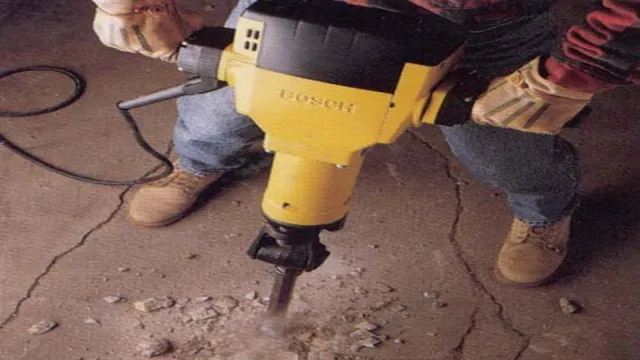 how hard is it to use a jackhammer