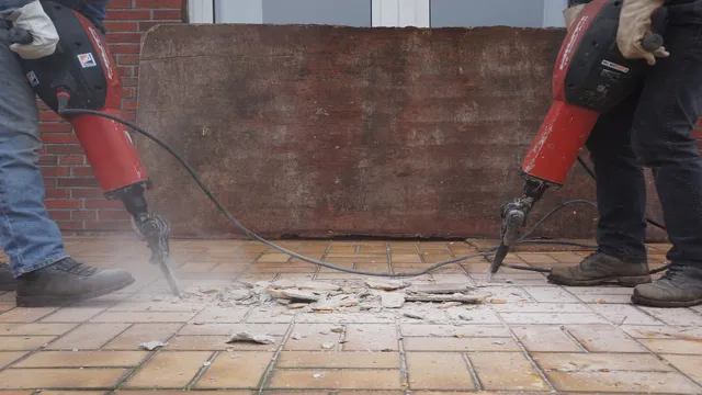 how long can you use a jackhammer