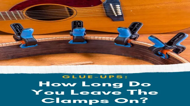 how long should you leave clamps on wood glue