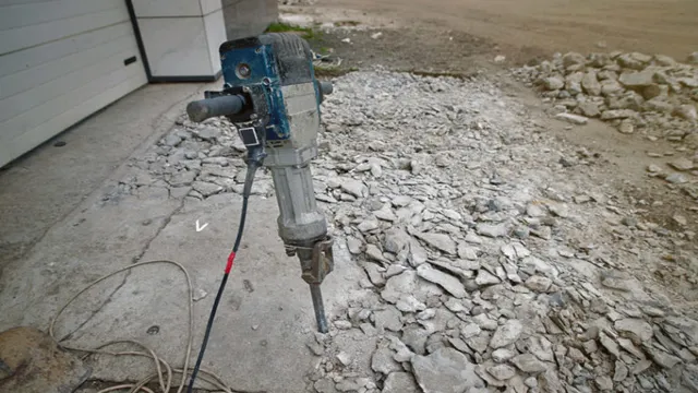 how loud is a jackhammer on concrete