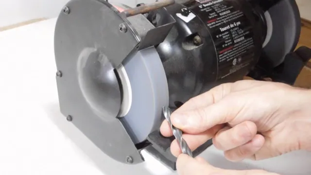 how sharpen drill bits bench grinder