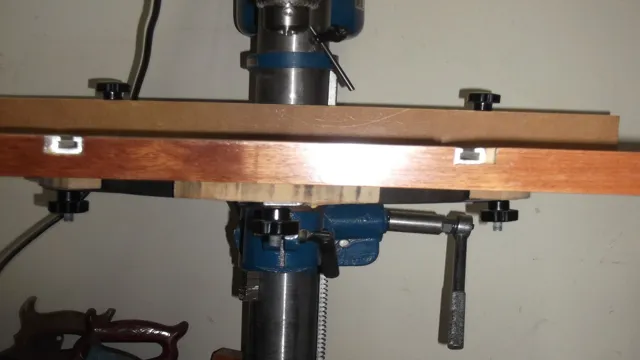 how tall should table for drill press be