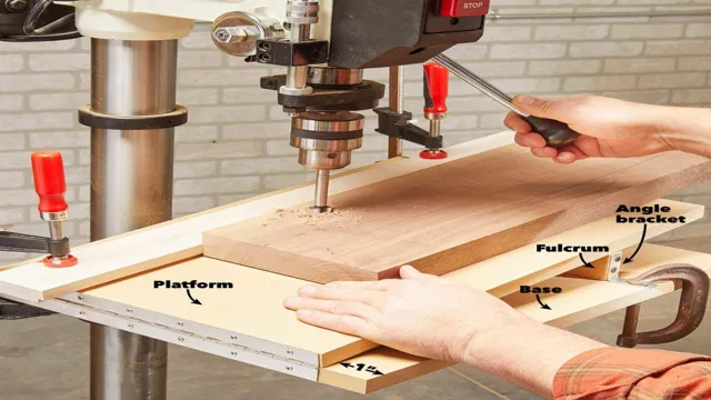 how tamke your drill press hold large bits