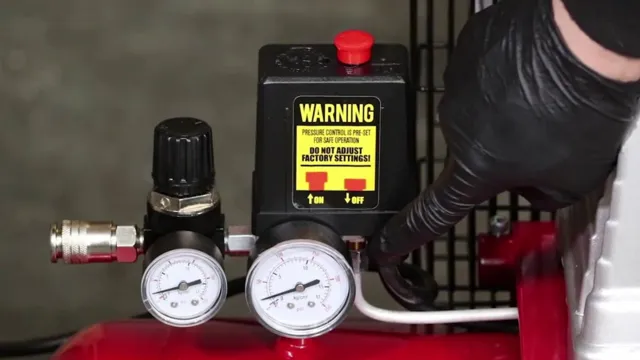 how to adjust cut out pressure on air compressor craftsman