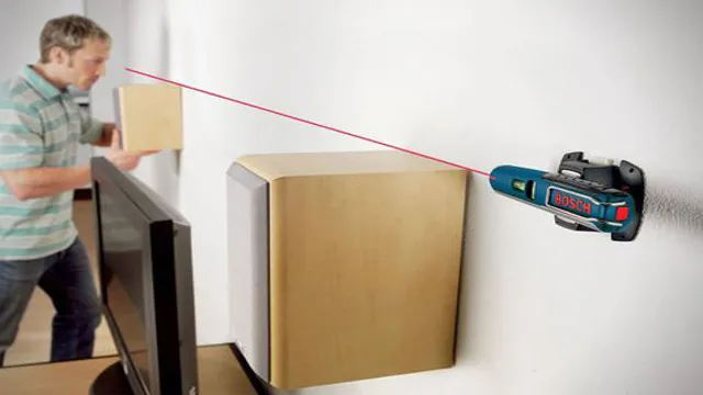 how to attach laser level to wall