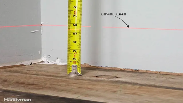 how to attach laser level to wall